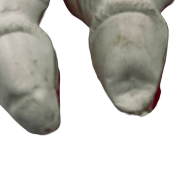 2 Vintage Irwin Standing Christmas Santa Claus w Gifts & Toy Sack Plastic 4" - Picture 12 of 16